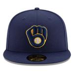 New Era Milwaukee Brewers Authentic Collection On Field 59Fifty Fitted Hat - Thumbnail 5 of 13