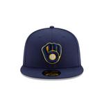 New Era Milwaukee Brewers Authentic Collection On Field 59Fifty Fitted Hat - Thumbnail 11 of 13