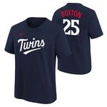 Nike Kids' Minnesota Twins Byron Buxton #25 Home Name & Number T-Shirt - Thumbnail 3 of 5