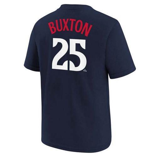 Nike Kids' Minnesota Twins Byron Buxton #25 Home Name & Number T-Shirt - Primary Image