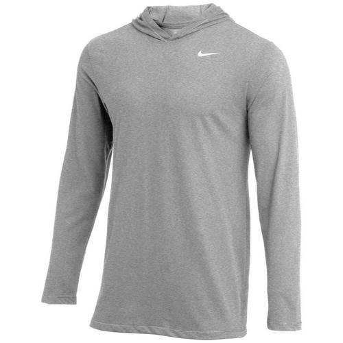 Men's Nike Dri-FIT Fitness Long Sleeve Hooded Shirt - Primary Image