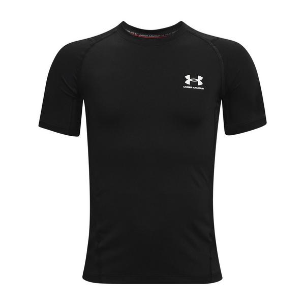 Boys' Under Armour HeatGear Armour T-Shirt Large Black