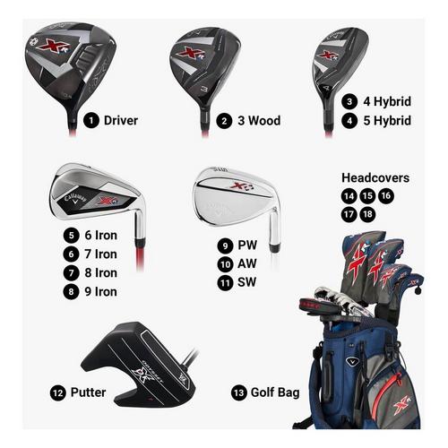 Men's Callaway XR 13-Piece Complete Set - Primary Image