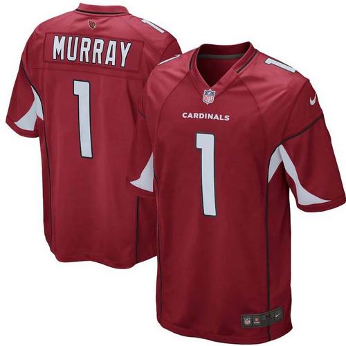 Nike Arizona Cardinals Kyler Murray #1 Retro Game Jersey - Primary Image