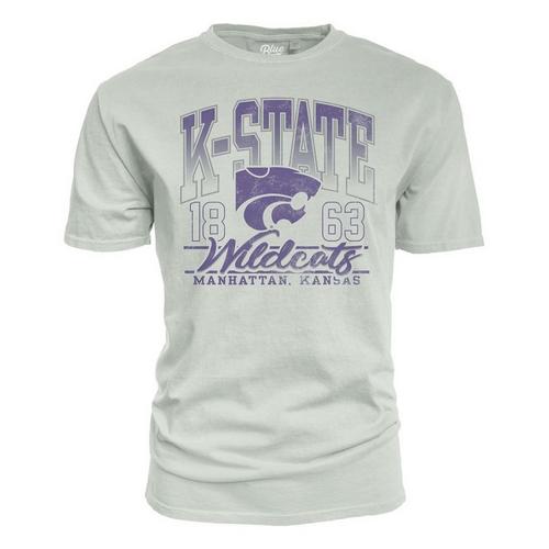 Blue 84 Kansas State Wildcats Kicking It T-Shirt - Primary Image
