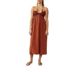 Women's WithBlack Carmen Crochet Halter Midi Dress