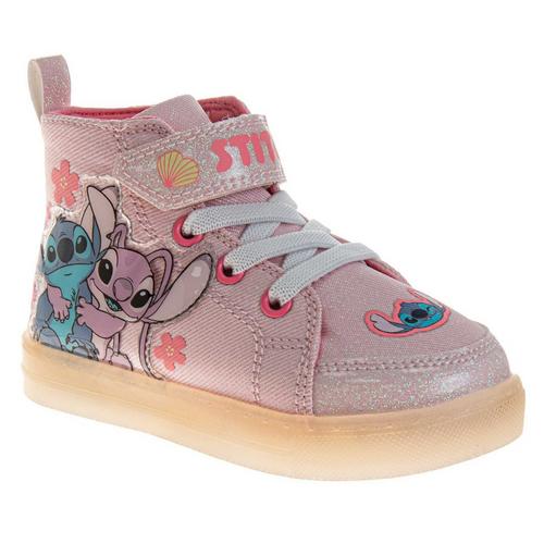 Little Kids' Josmo Disney Stitch High Top Light Up Hook N Loop Sneakers - Primary Image