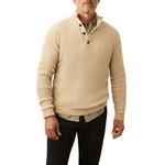 Men's Faherty 1/4 Button Crewneck Sweatshirt - Thumbnail 1 of 2
