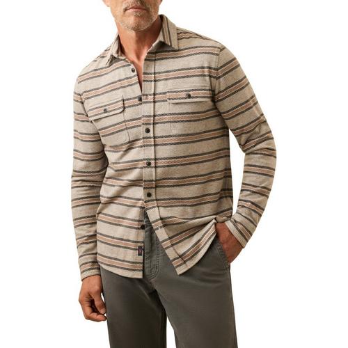 Men's Faherty Legend Sweater Long Sleeve Button Up Shirt - Primary Image