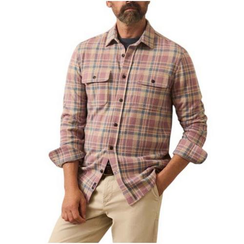 Men's Faherty Legend Sweater Long Sleeve Button Up Shirt - Primary Image