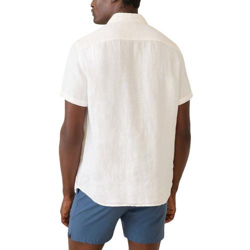 Men's Faherty Palma Linen Button Up Shirt - Primary Image