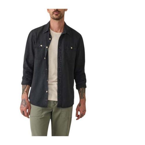 Men's Faherty The Tried And Chambray Long Sleeve Button Up Shirt - Primary Image