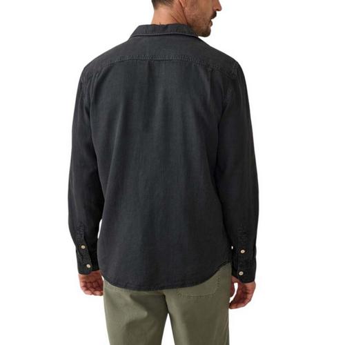 Men's Faherty The Tried And Chambray Long Sleeve Button Up Shirt - Primary Image