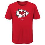 Nike Kids' Kansas City Chiefs Logo T-Shirt - Thumbnail 1 of 2
