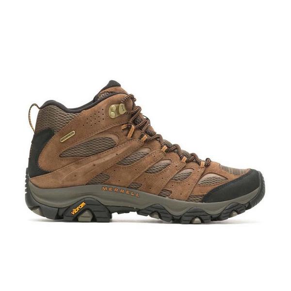 Men's Merrell Moab 3 Mid Waterproof Hiking Boots Outdoor 9.5 Earth