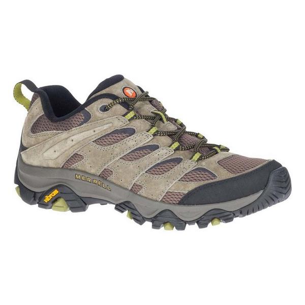 Men's Merrell Moab 3 Hiking Shoes 7.5 Wide Walnut/Moss