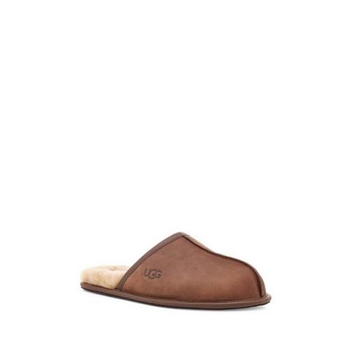 Men's UGG Scuff Leather Slippers - Primary Image