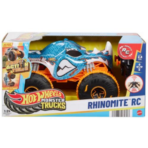 Hot Wheel Monster Trucks Rhinomite in 124 Scale Remote-Control Toy Truck - Primary Image