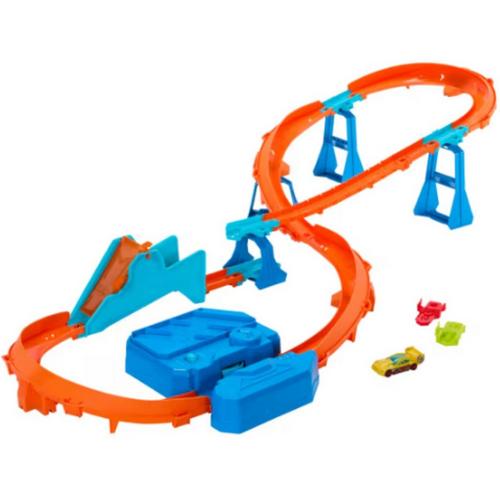 Hot Wheels Track Creator Boosted Jump Speedway Set With 164 Scale Toy Car & Motorized Booster - Primary Image