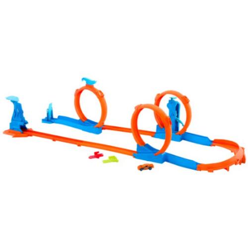 Hot Wheels Track Creator Triple Loop Pack & 164 Scale Toy Car - Primary Image
