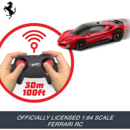 Hot Wheels RC 164 Ferrari Sf90 Stradale Assetto Fiorano Battery-Powered Remote-Control Car - Primary Image