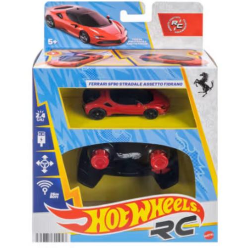 Hot Wheels RC 164 Ferrari Sf90 Stradale Assetto Fiorano Battery-Powered Remote-Control Car - Primary Image