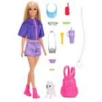Barbie Malibu Outdoor Adventures Fashion Doll With 10+ Camping-Themed Accessories including Pet - Thumbnail 1 of 6