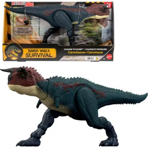 Jurassic World Charge N Chomp Carnotaurus Running Roaring Dinosaur Action Figure - Primary Image
