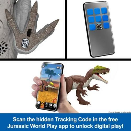 Jurassic World Charge N Chomp Carnotaurus Running Roaring Dinosaur Action Figure - Primary Image