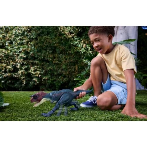 Jurassic World Charge N Chomp Carnotaurus Running Roaring Dinosaur Action Figure - Primary Image