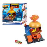 Hot Wheels Let's Race Netflix - City Burger Drive-Thru Playset, With 1 Toy Car - Thumbnail 1 of 6