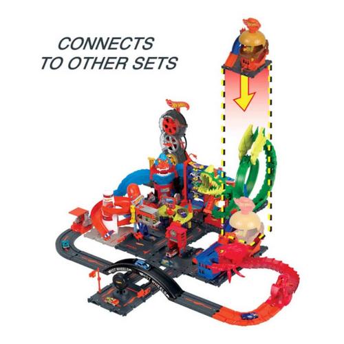 Hot Wheels Let's Race Netflix - City Burger Drive-Thru Playset, With 1 Toy Car - Primary Image