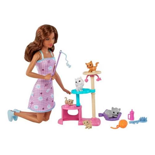 Barbie Kitty Condo Doll And Pets With Accessories - Primary Image