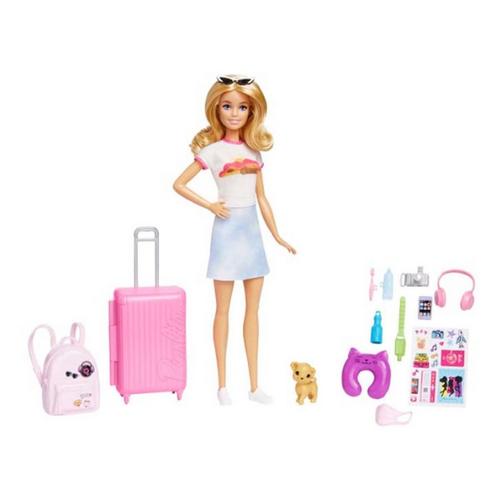 Barbie Malibu Travel Set with Puppy - Primary Image