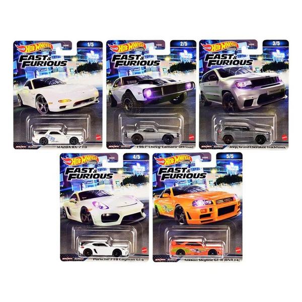 Hot Wheels 2023 Fast & Furious Premium Diecast Cars (Styles May Vary)