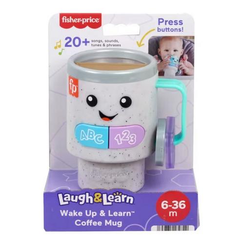 Fisher Price Laugh & Learn Wake Up & Learn Coffee Mug Baby & Toddler Toy With Music & Lights - Primary Image
