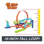 Hot Wheels Action Loop Cyclone Challenge Track Set With 164 Scale Toy Car, Easy Storage - Thumbnail 2 of 6