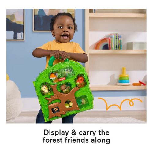 Fisher Price Little People Forest Friends Carry Case Toddler Playset With Figures