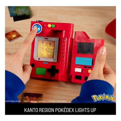 MEGA Pokmon Kanto Region Pokdex Building Kit For Collectors - Primary Image