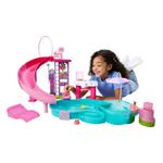 Barbie Dream Pool Playset with Slide and Bubbling Hot Tub - Thumbnail 2 of 6