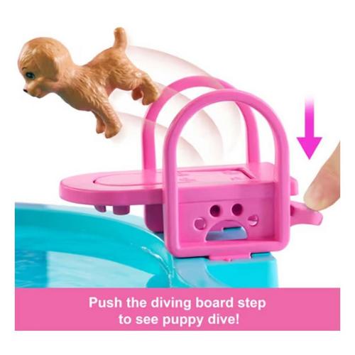 Barbie Dream Pool Playset with Slide and Bubbling Hot Tub - Primary Image