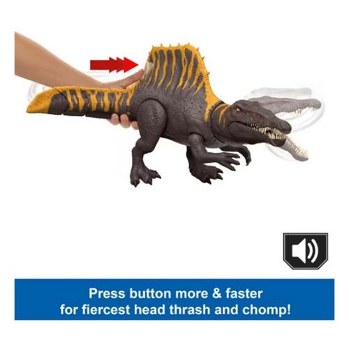 Jurassic World Rebirth Tail Thrasher Spinosaurus Action Figures