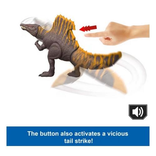 Jurassic World Rebirth Tail Thrasher Spinosaurus Action Figures