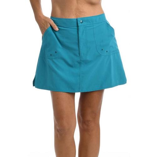 Women's Maxine Woven Swim Skort - Primary Image