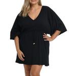 Women's Maxine Plus Size Kimono Tunic Dress Swim Cover Up - Thumbnail 1 of 3