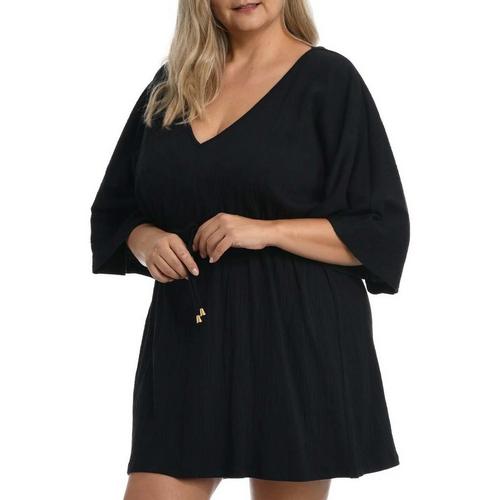 Women's Maxine Plus Size Kimono Tunic Dress Swim Cover Up - Primary Image