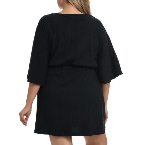 Women's Maxine Plus Size Kimono Tunic Dress Swim Cover Up - Primary Image