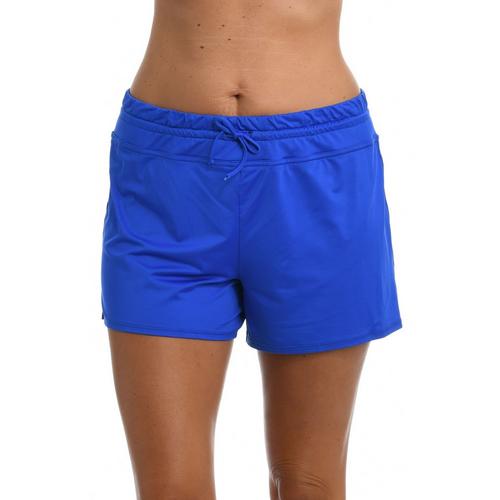 Women's 24th & Ocean Solid Swim Shorts - Primary Image