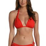 Women's La Blanca Halter Triangle Swim Bikini Top - Thumbnail 1 of 2