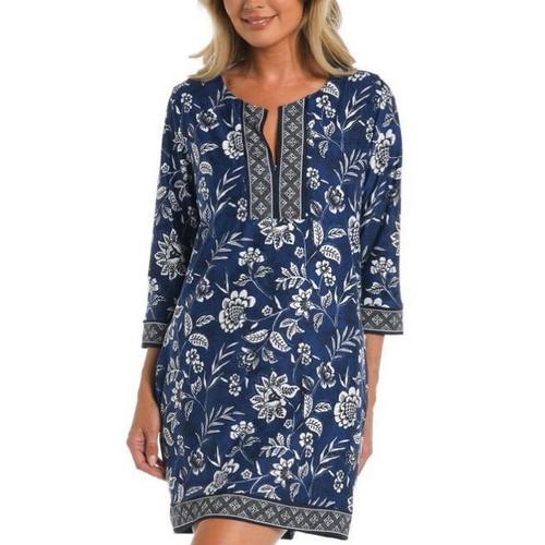 Women's 24th & Ocean Sleeveless Shift Dress Swim Cover Up - Primary Image